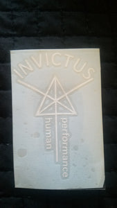 Invictus Decal - White